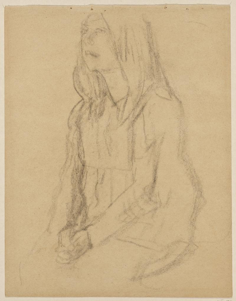 Young girl seated
