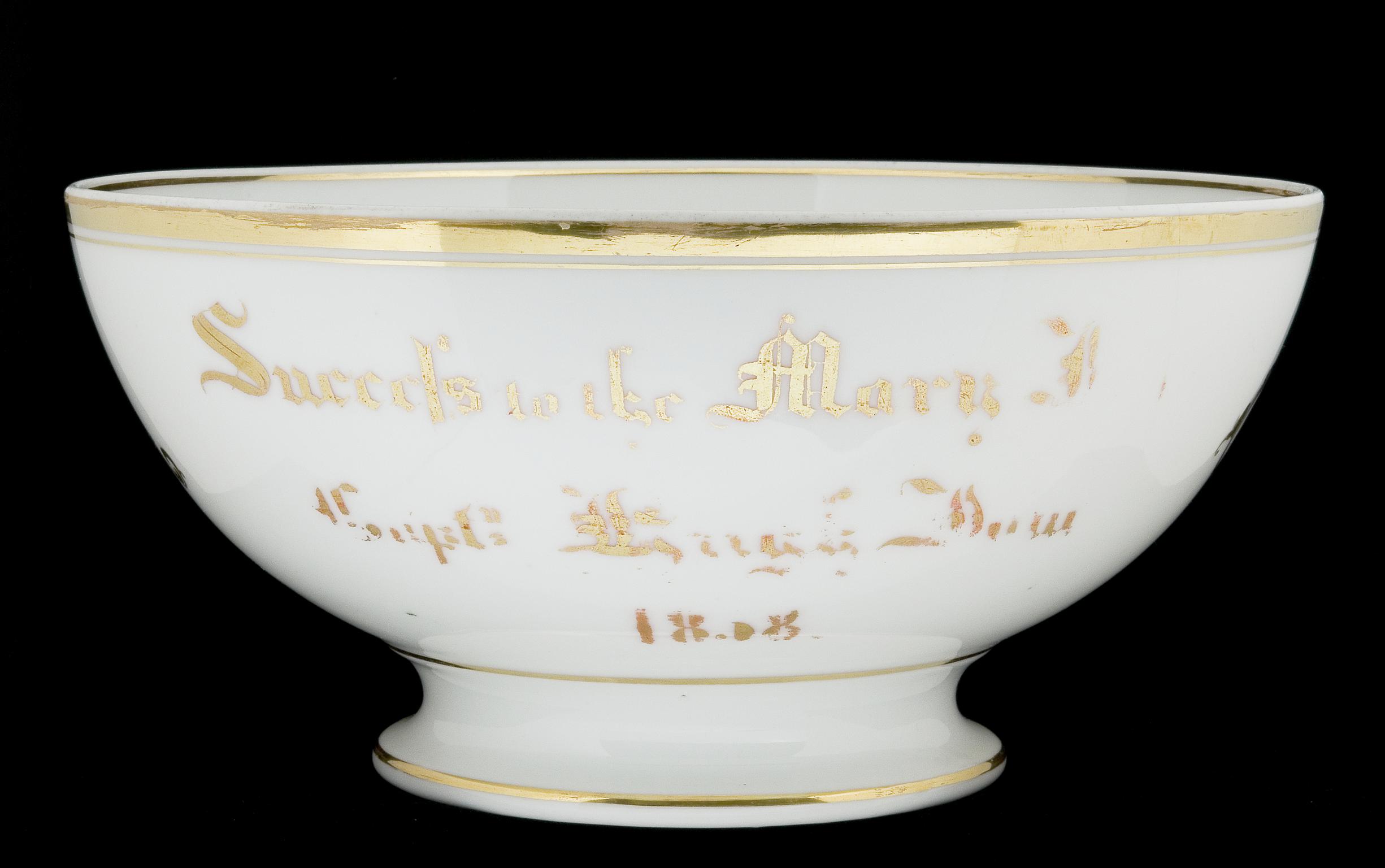Ship's bowl MARY JONES 1858
