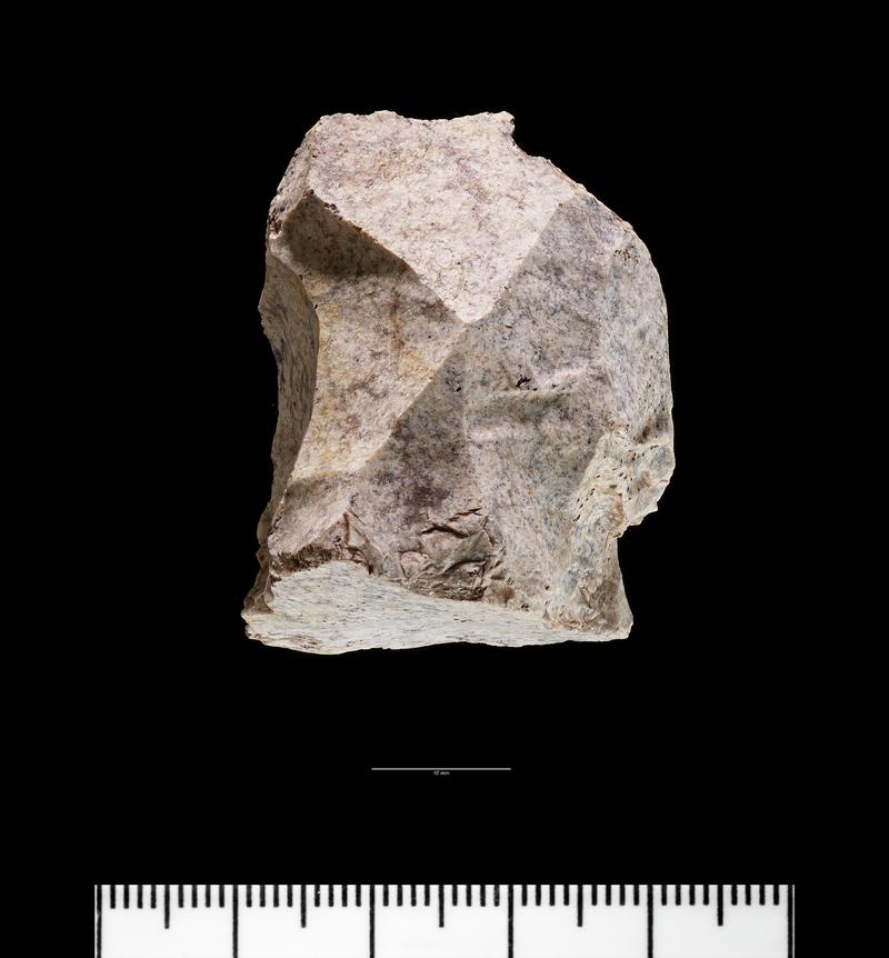 Prehistoric flint blade core