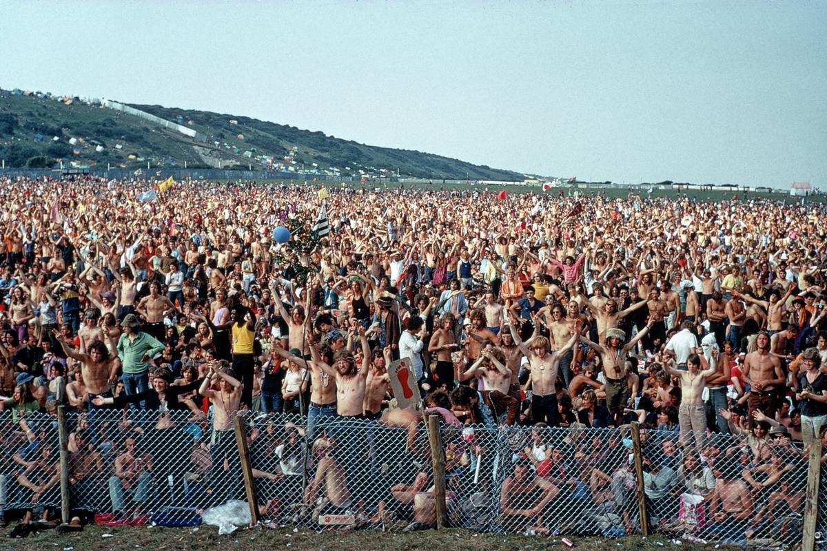 GB. ENGLAND. Isle of Wight Music Festival. 1969.