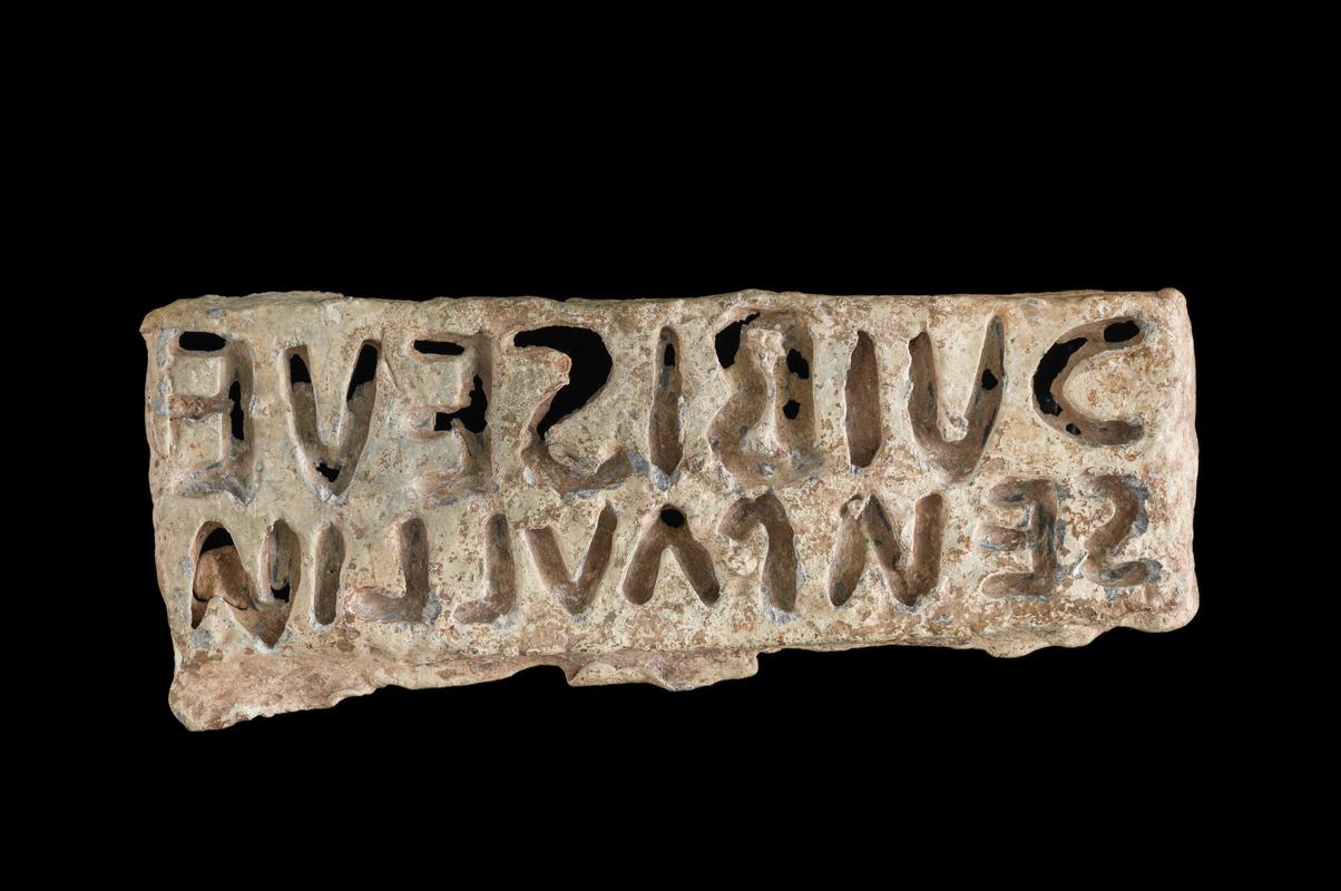 Roman lead bread stamp