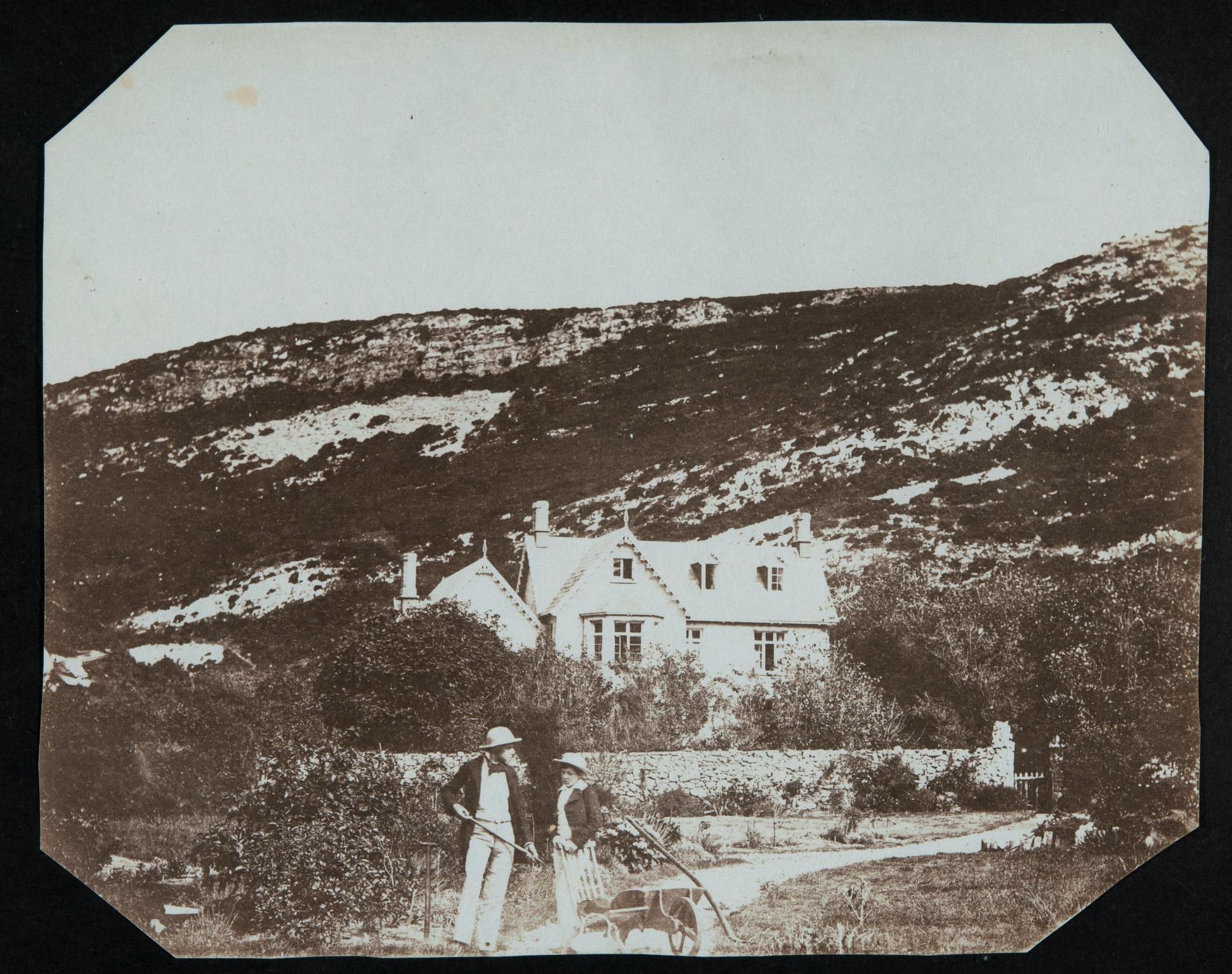 Cottage, Caswell Bay near Swansea, photograph