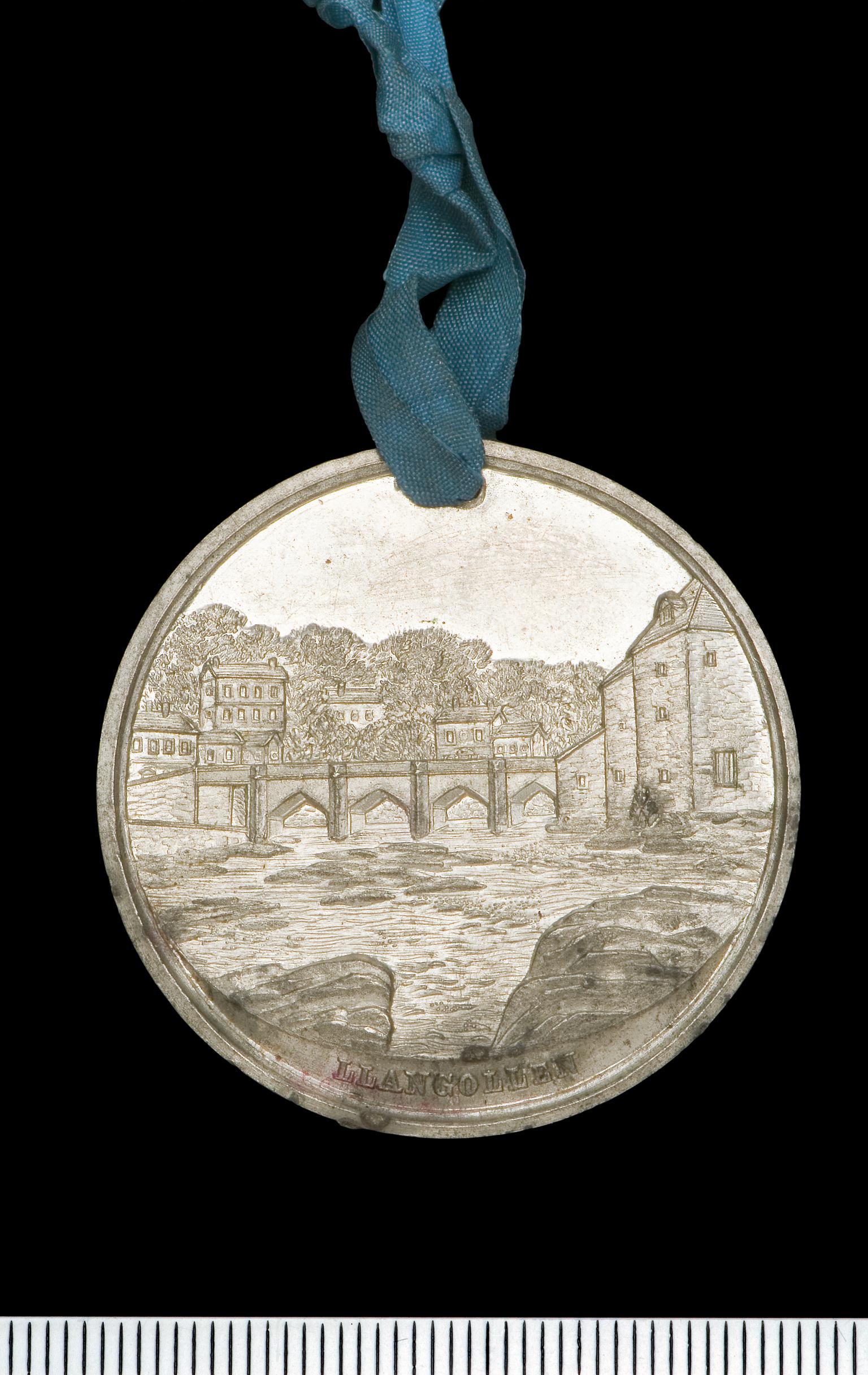 Medal; Victoria's visit to Llangollen 1889