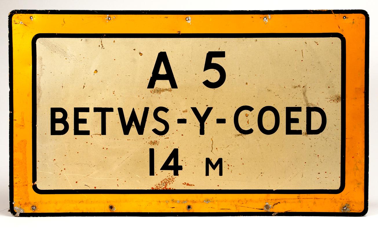 Road Sign : "A5 Bettws-y-Coed"