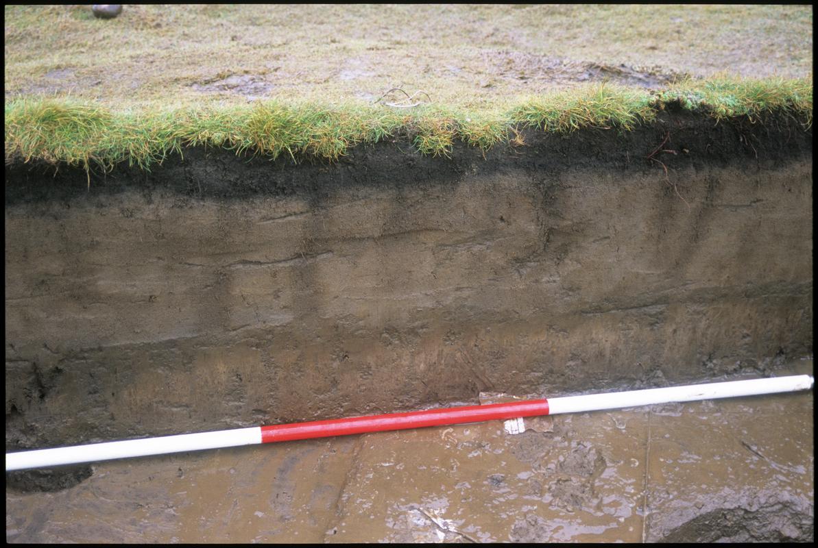 Burry Holms, Gower. 2001 Trench 4. Section at the north of the trench. Sequence shot 17.