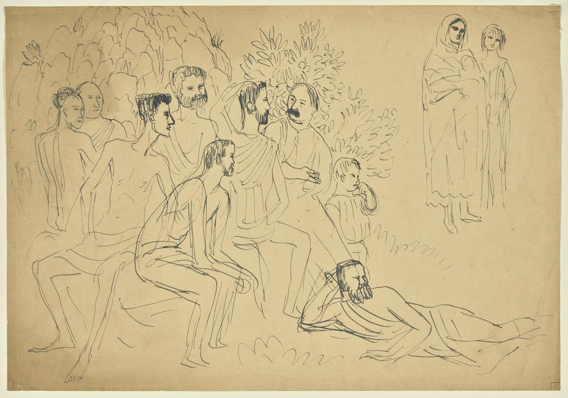 Group of Figures in Togas