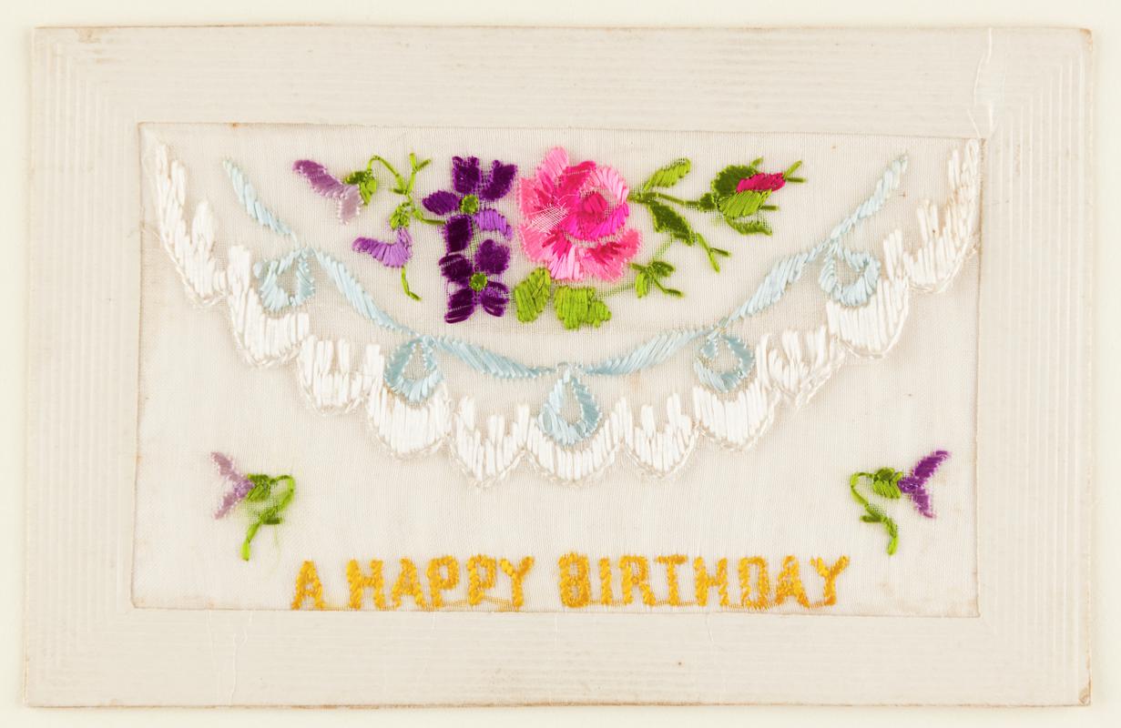Embroidered cards