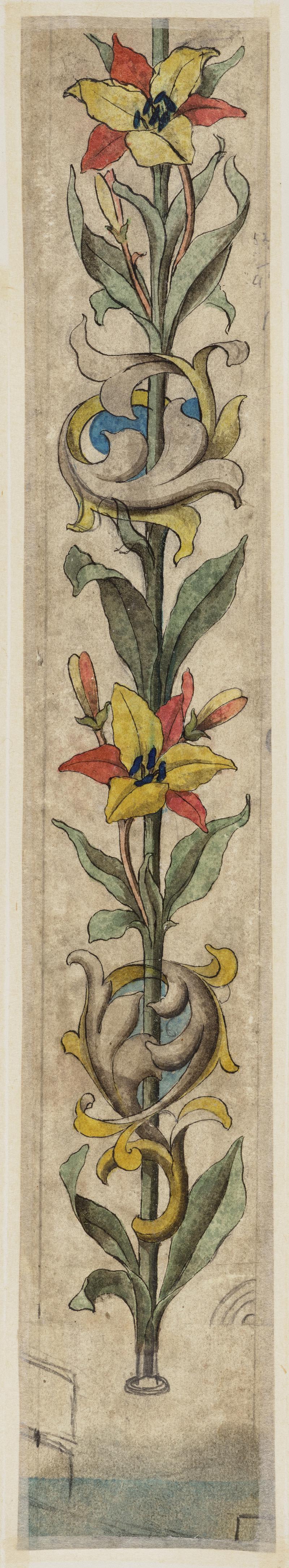 Designs for inlay, Cardiff Castle