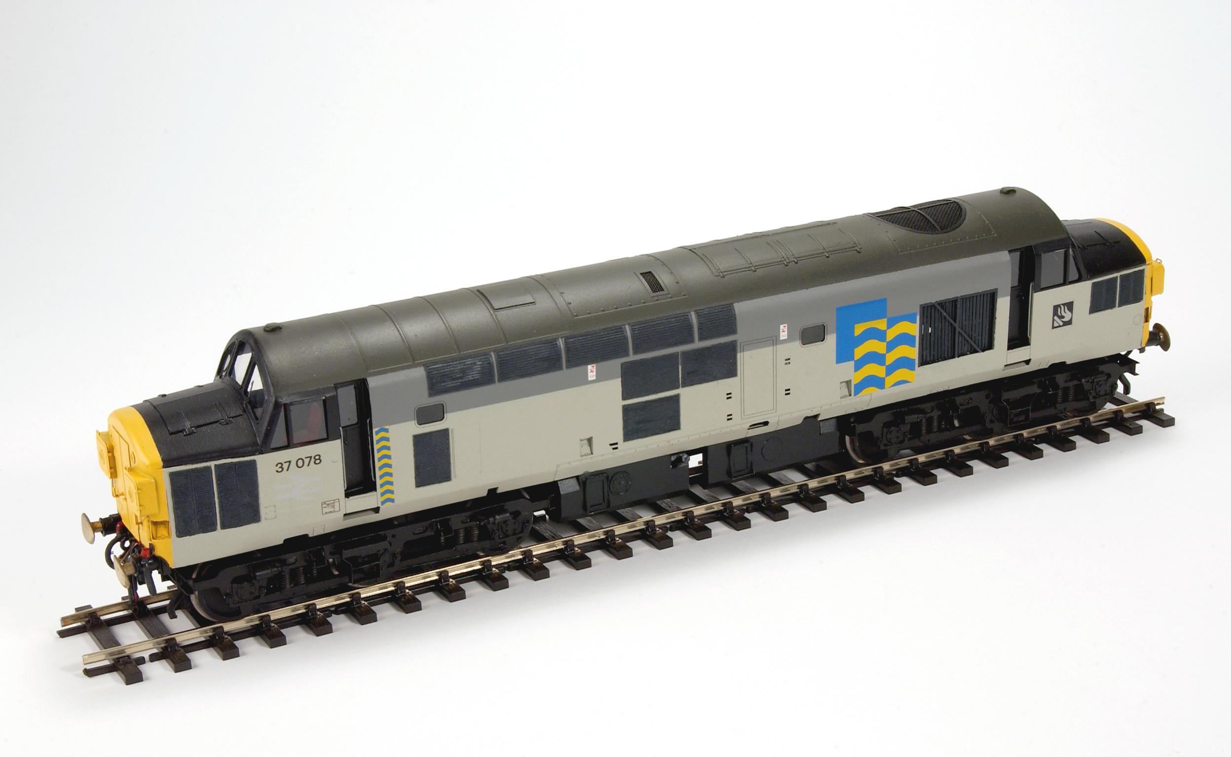 Type 37 diesel locomotive, model