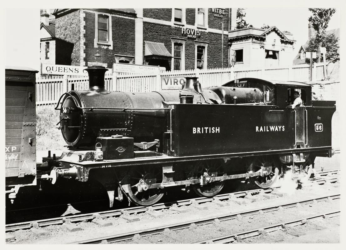 B.R. 0-6-2T locomotive No.56 at Penarth