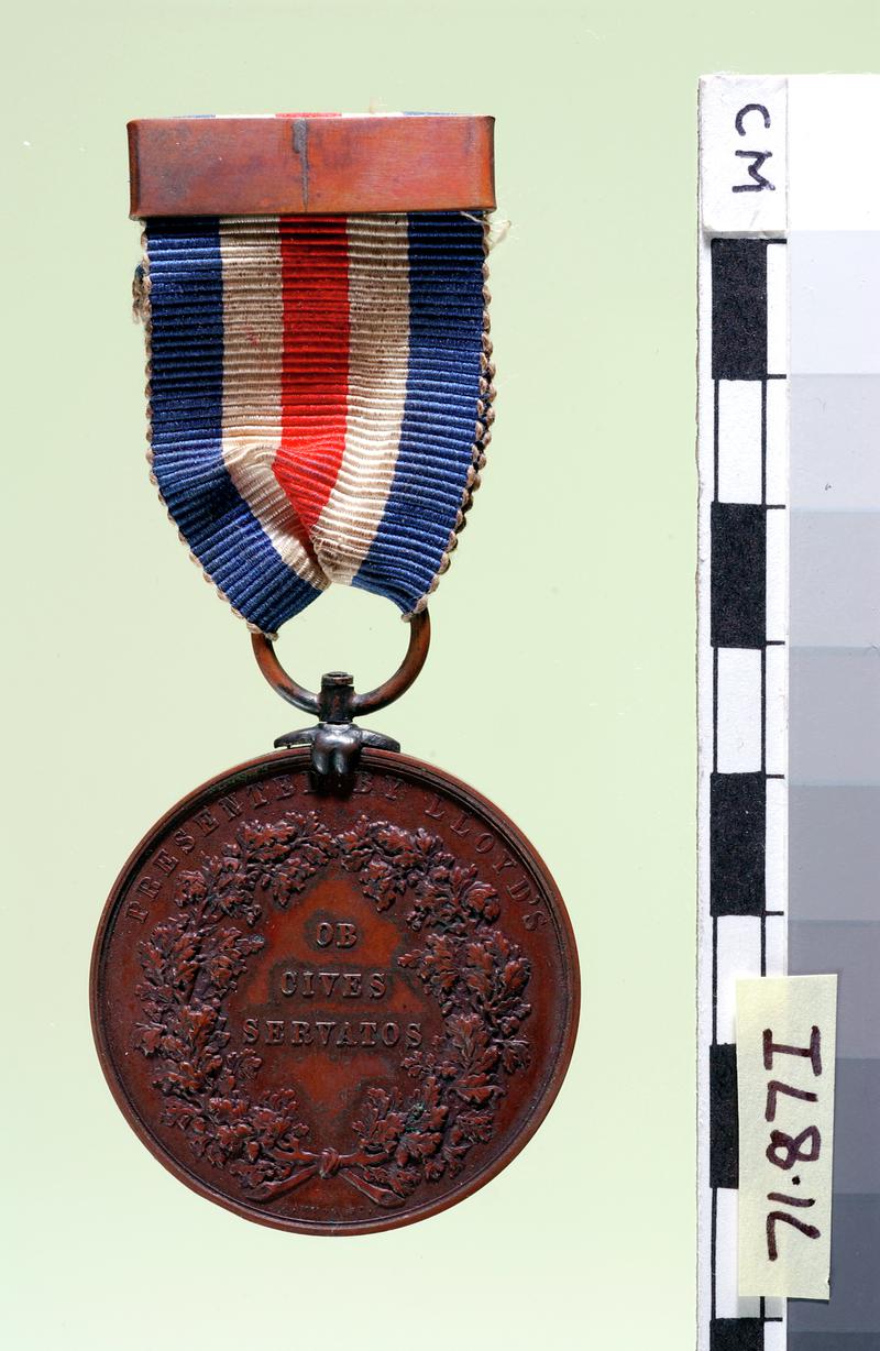 Lloyd's Medal for Saving Life at sea (obverse)