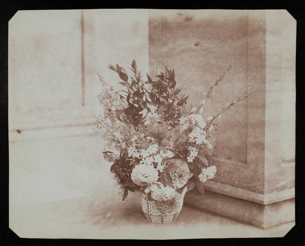vase of mixed flowers