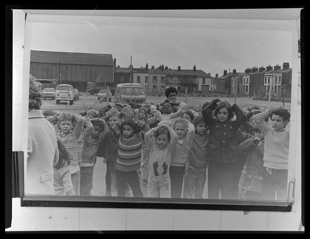 Copy of photograph - Butetown Carnival, Loudoun Square.