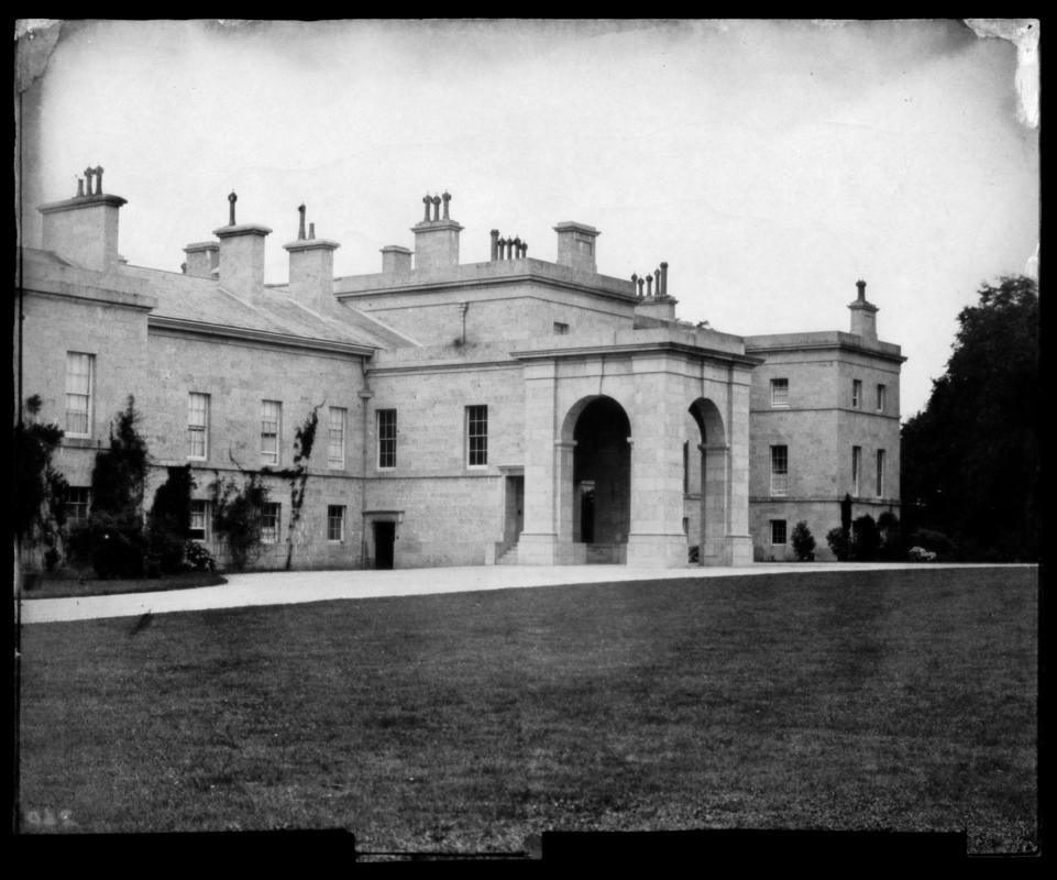 Stackpole Court, paper negative