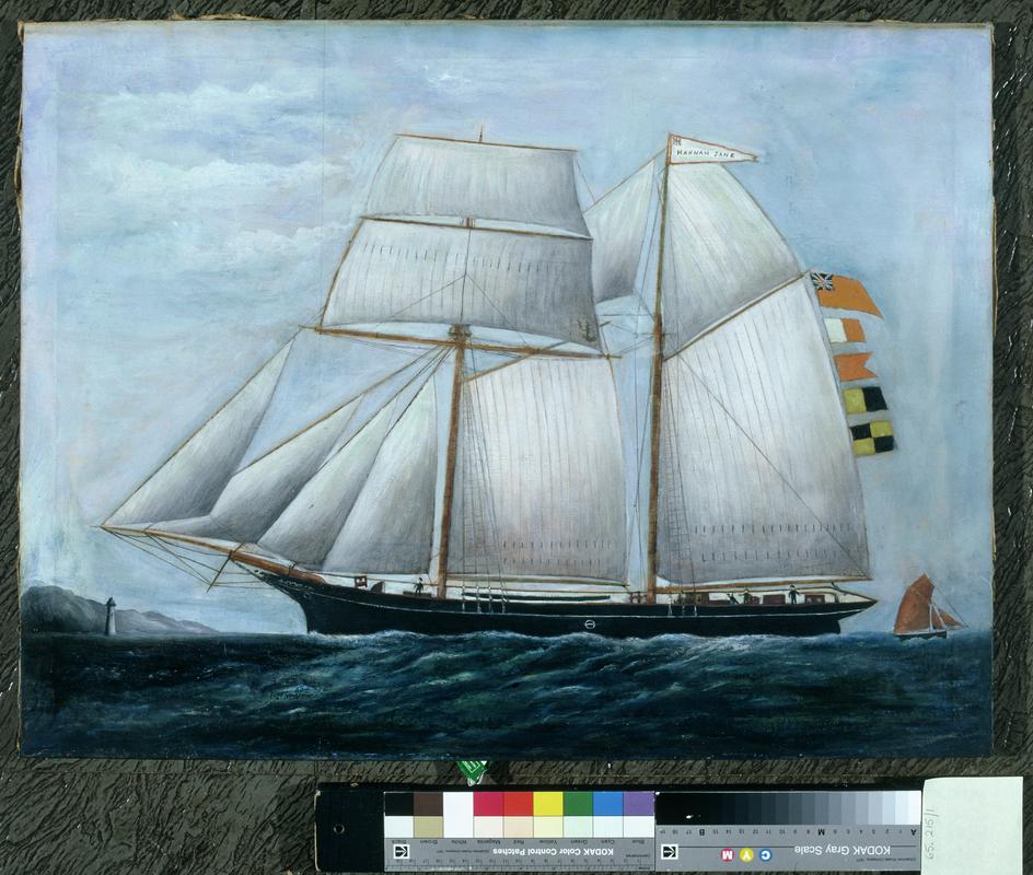 Painting of the HANNAH JANE