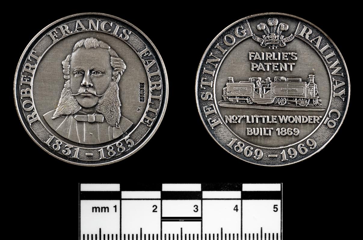 Festiniog Railway Co., commemorative  medal