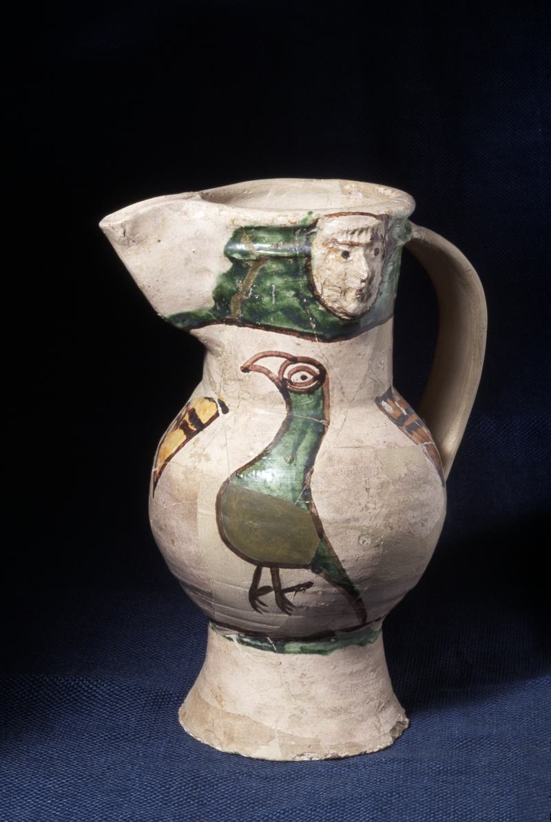 Medieval pottery jug