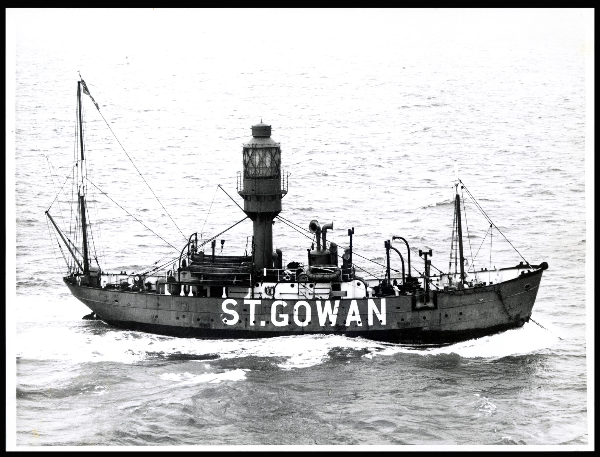 ST. GOWAN light vessel, photograph