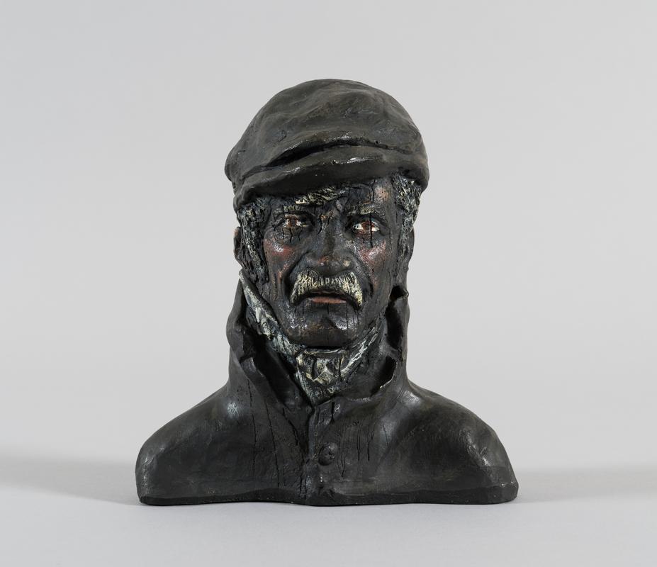 Bust of an 'Old Miner', 1980s