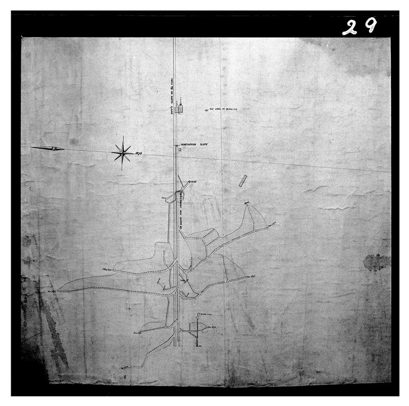 Plan of Blaenavon, film negative