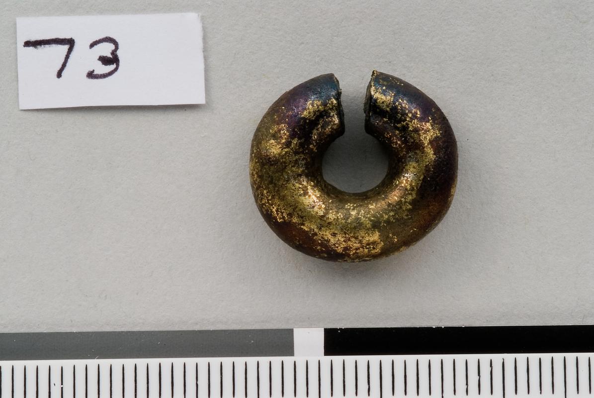 Late Bronze Age gold hair ring