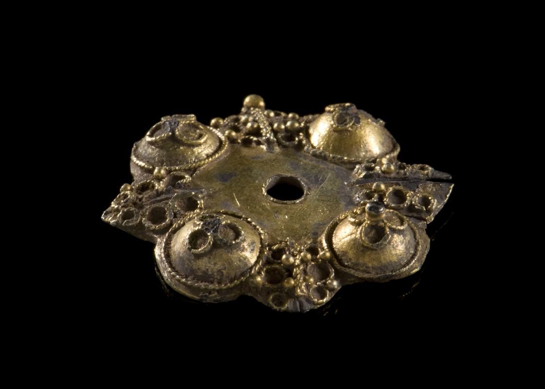 Post-Medieval silver gilt dress fastner