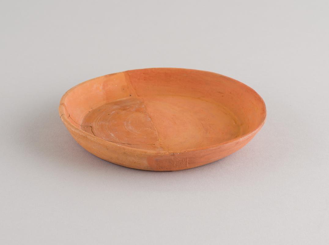 Roman pottery dish, imitating samian
