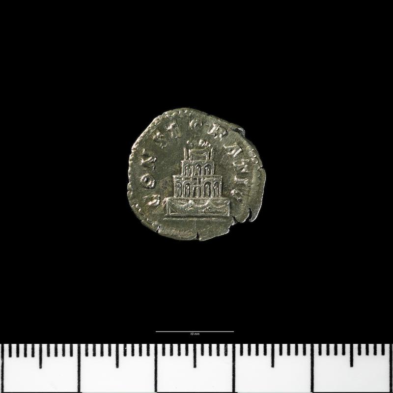 Caerleon Prysg Field coin hoard - Roman Coin