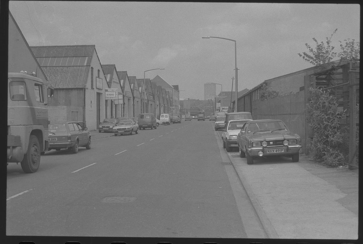 Collingdon Road looking north.