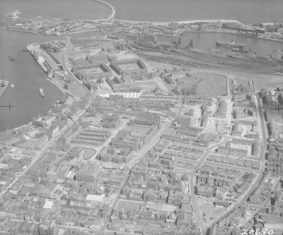 Sunderland, part of East End showing River Wear Commissioner's Dock Estate