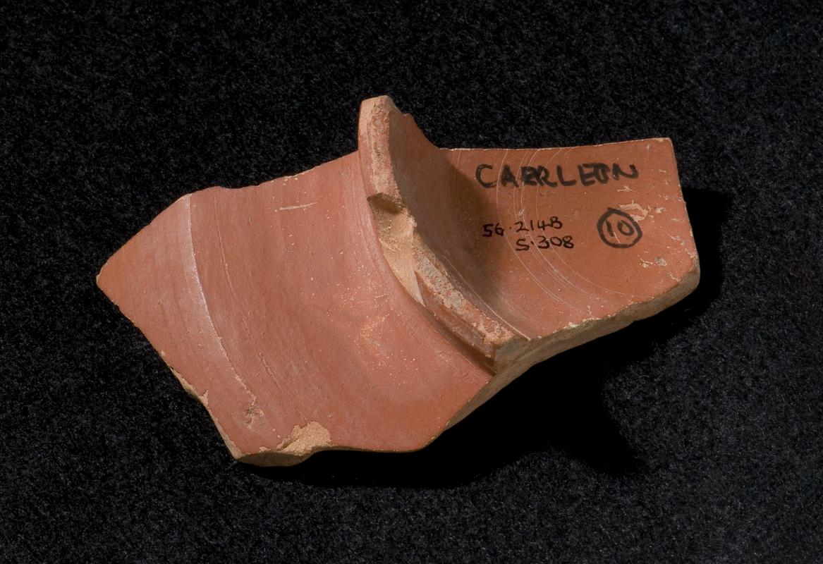 samian plate with oculist's stamp