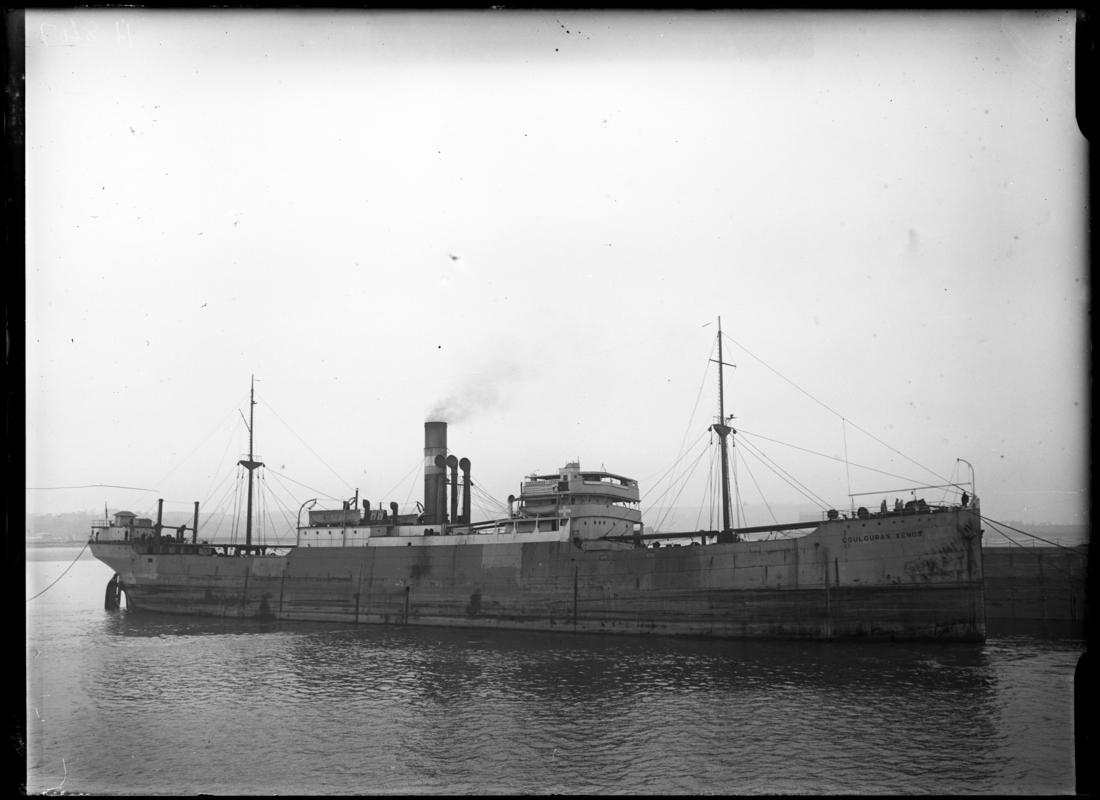 S.S. COULOURAS XENOS, glass negative