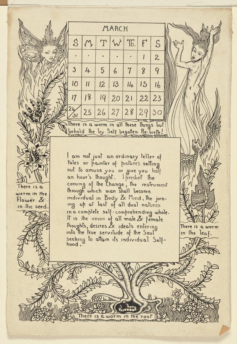 Calendar for March 1918