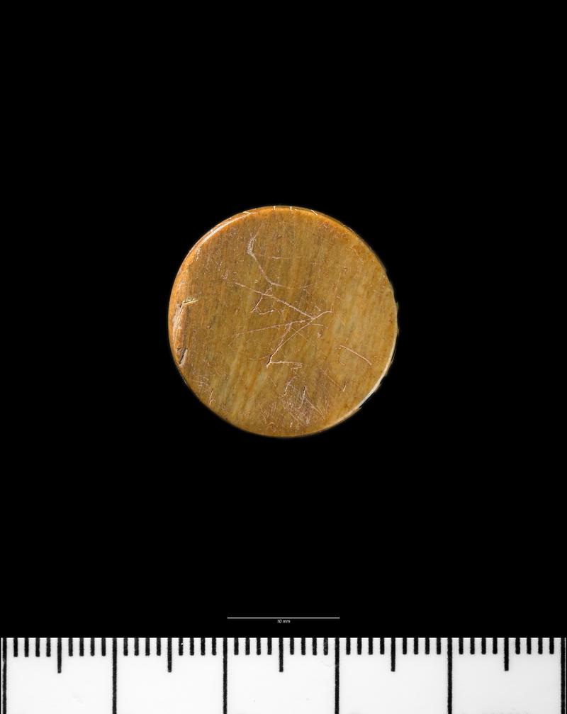 Roman bone gaming counter