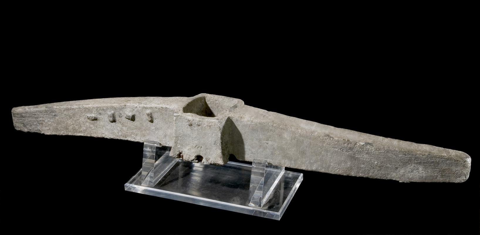 Roman lead anchor stock