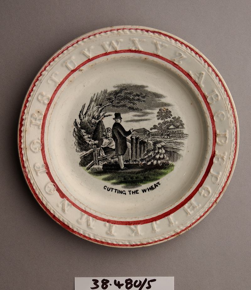 Alphabet plate