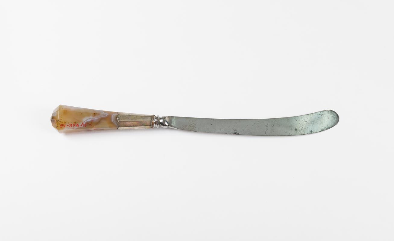 Table Knife with Agate Handle