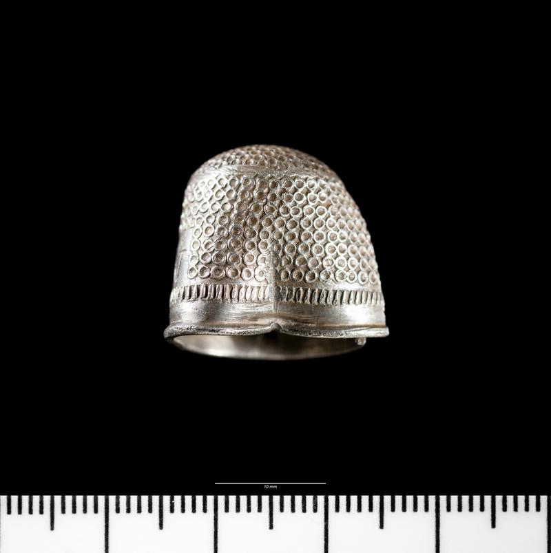 Post medieval silver thimble
