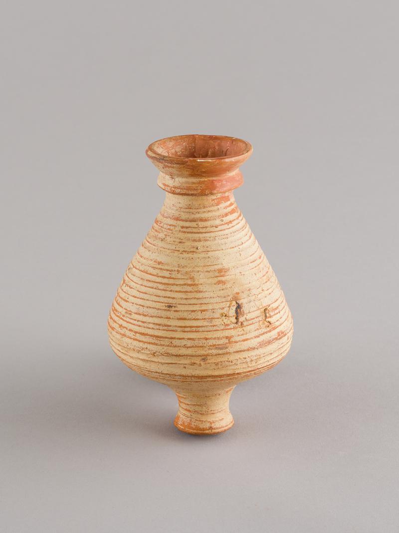 Roman pottery bottle