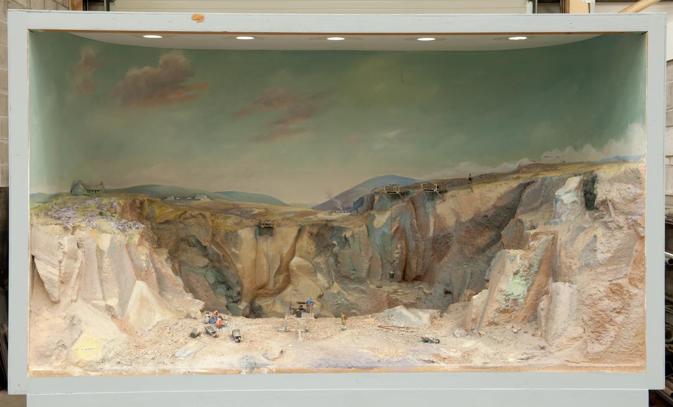 Parys mountain copper mine diorama