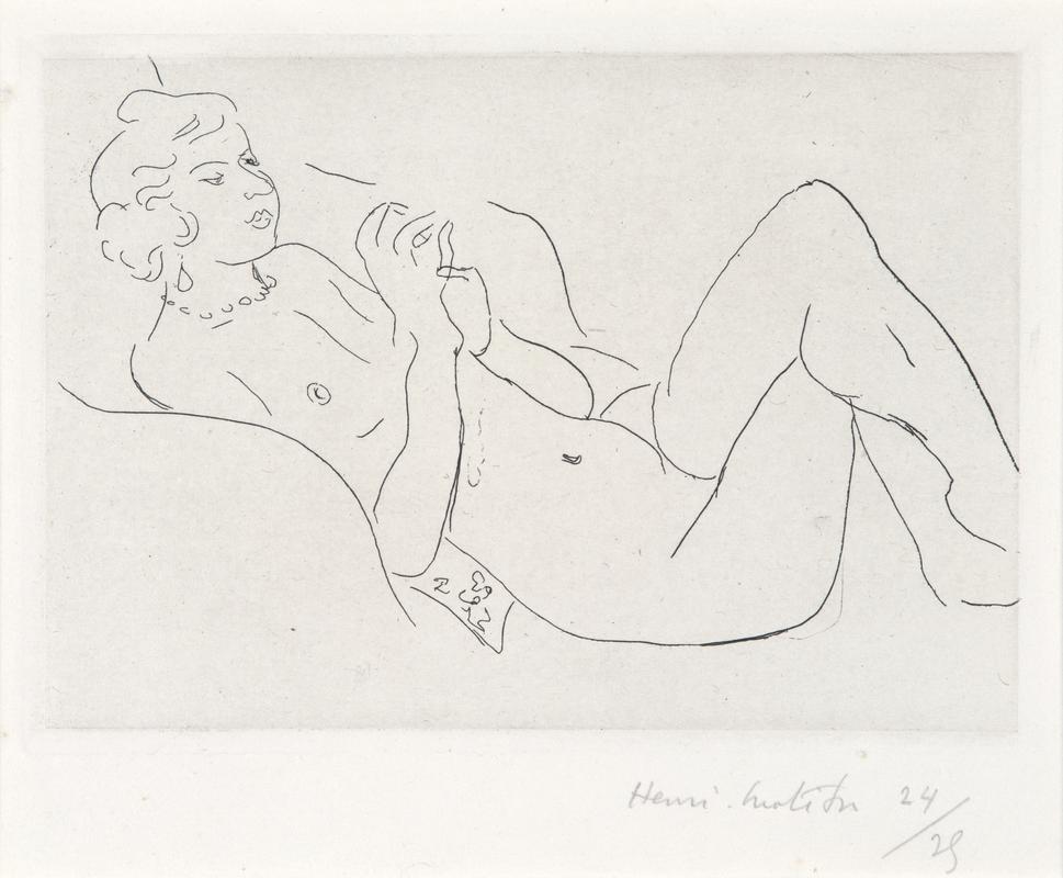 Nude Model, Resting