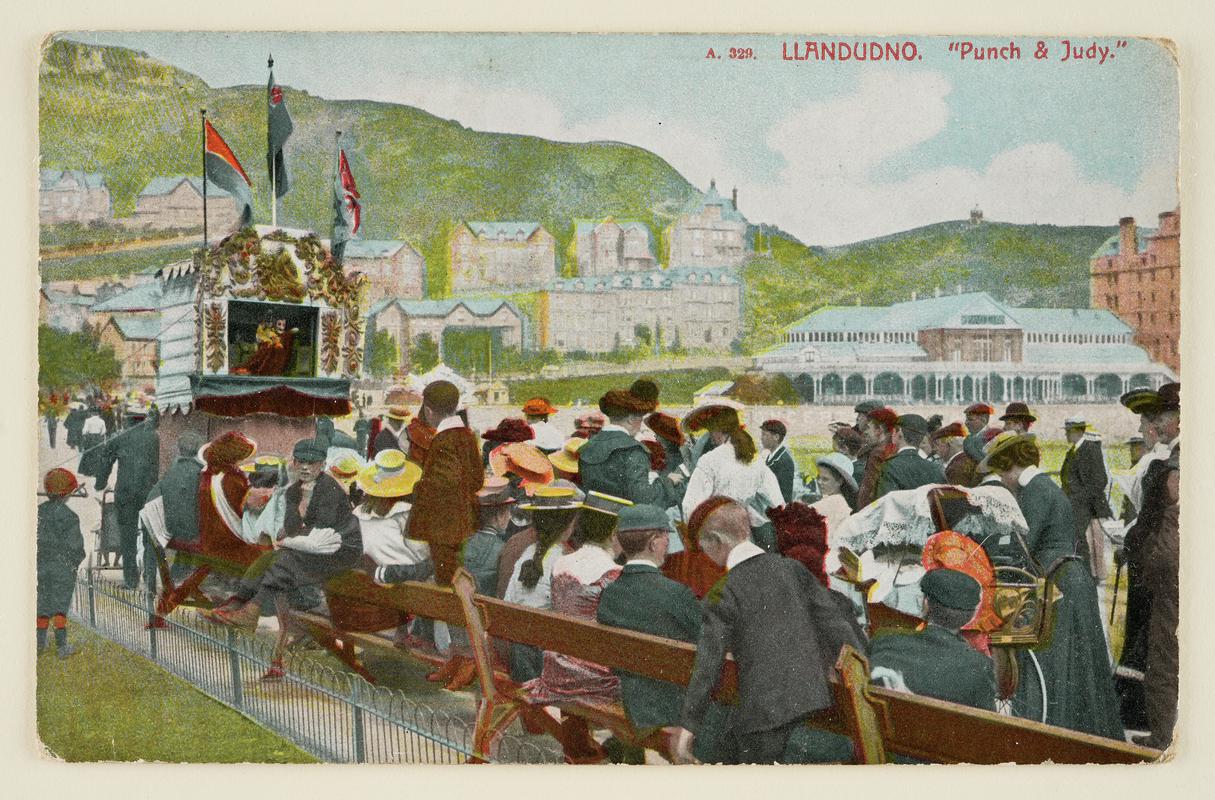 Postcard - Llandudno. "Punch and Judy" (A.329)