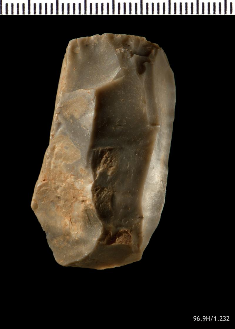 Mesolithic flint core