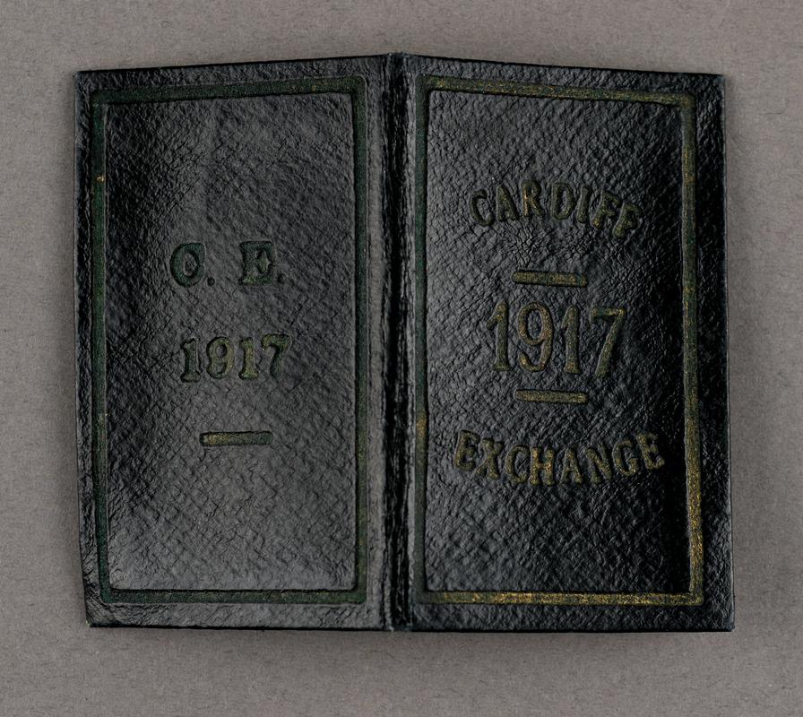 Membership ticket issued to Hugh Ingeldew for Coal Exchange for 1917