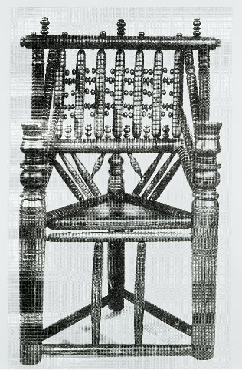Turned chair