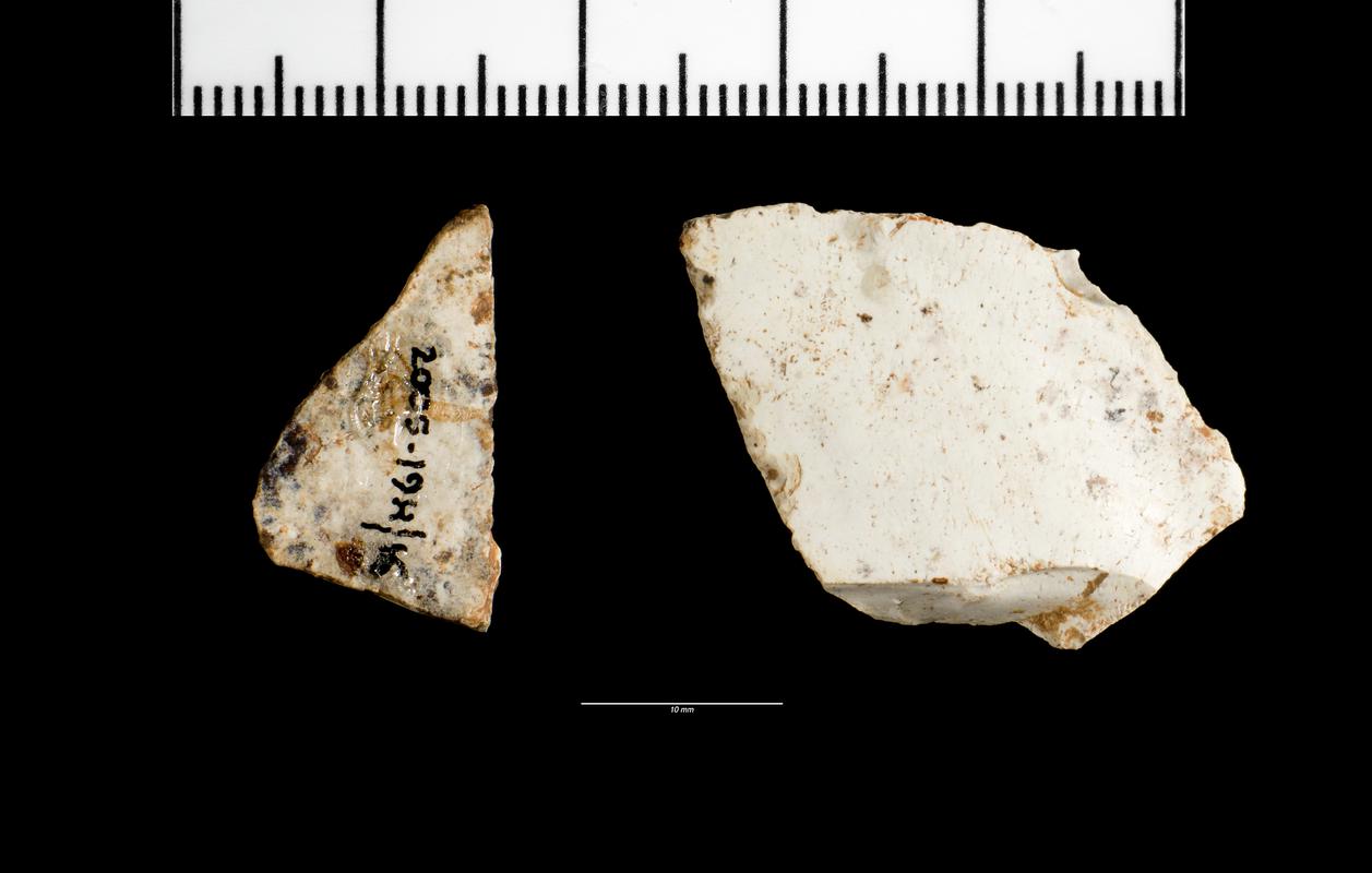 Upper Palaeolithic flint penknife point and abruptly backed blade