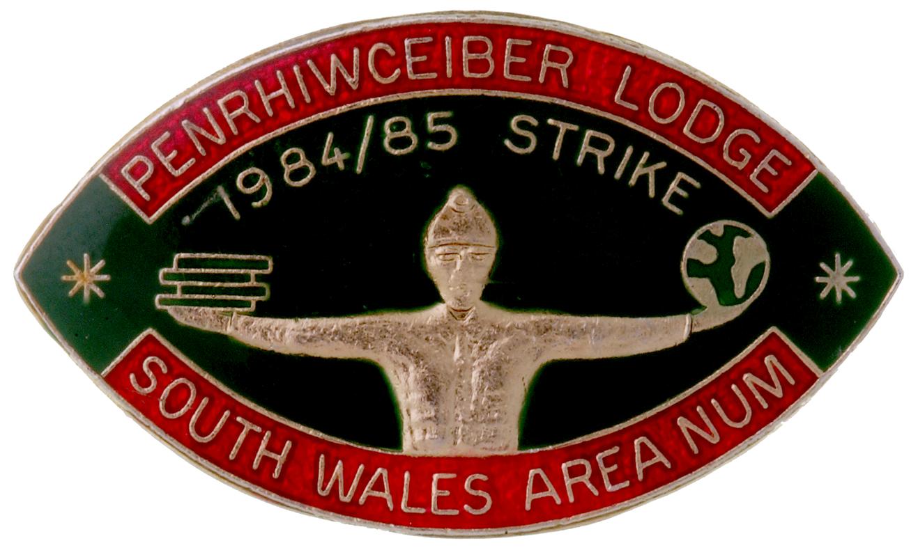 Penrhiwceiber Lodge 1984/85 Strike Badge