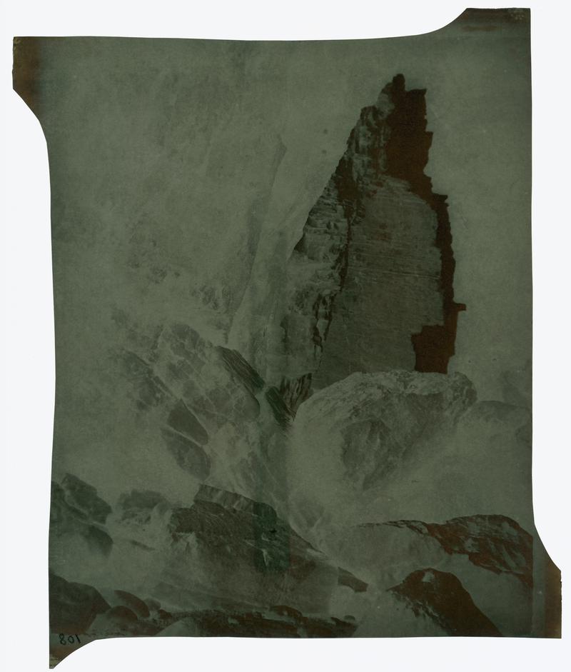Cave entrance, negative