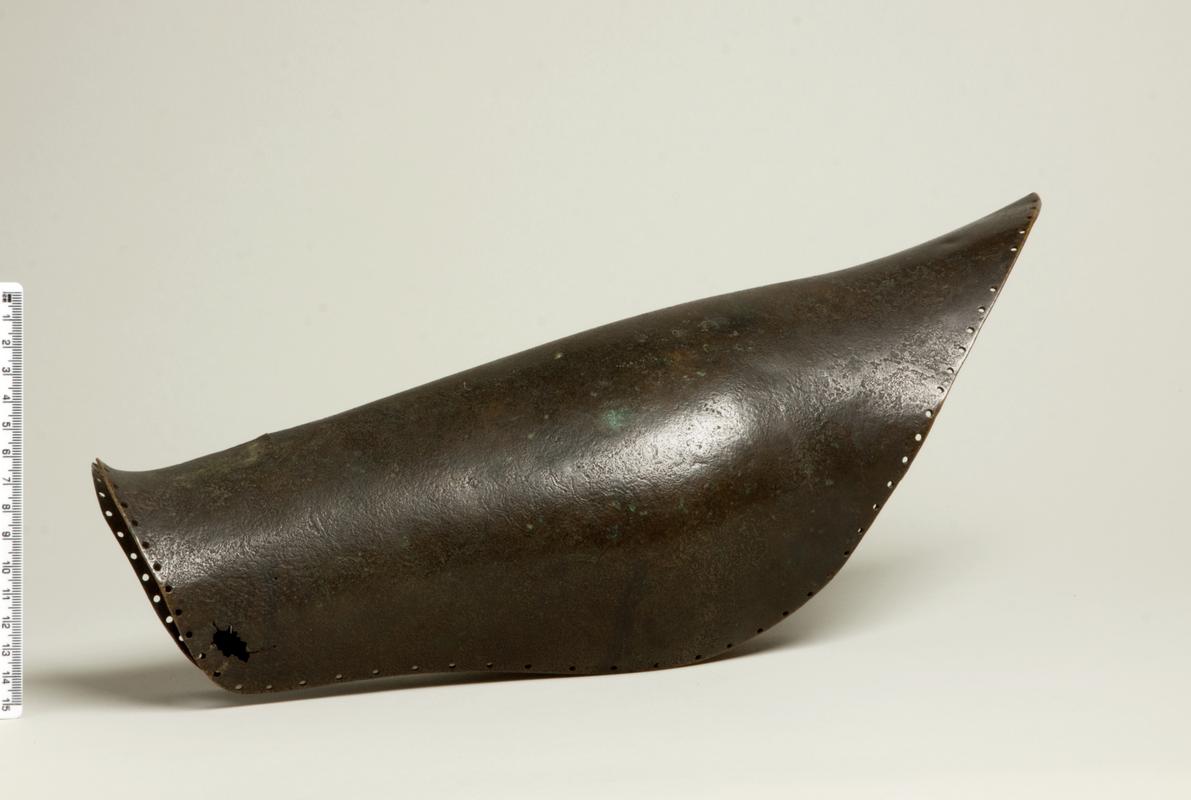 Greek copper alloy greave