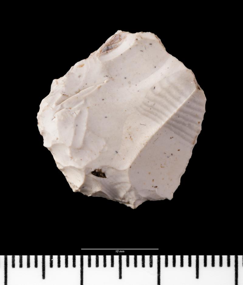 Early Mesolithic flint scraper